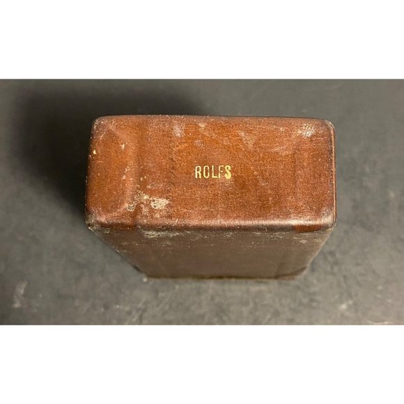 Vintage Rolfs Brown Leather Cigarette Case Holder  MCM - Picture 6 of 6